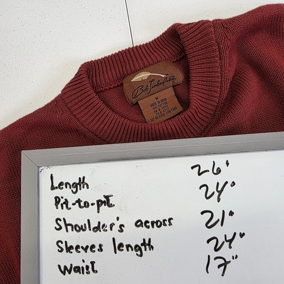 Bob Timberlake knit crew neck pullover - Picture 9 of 9